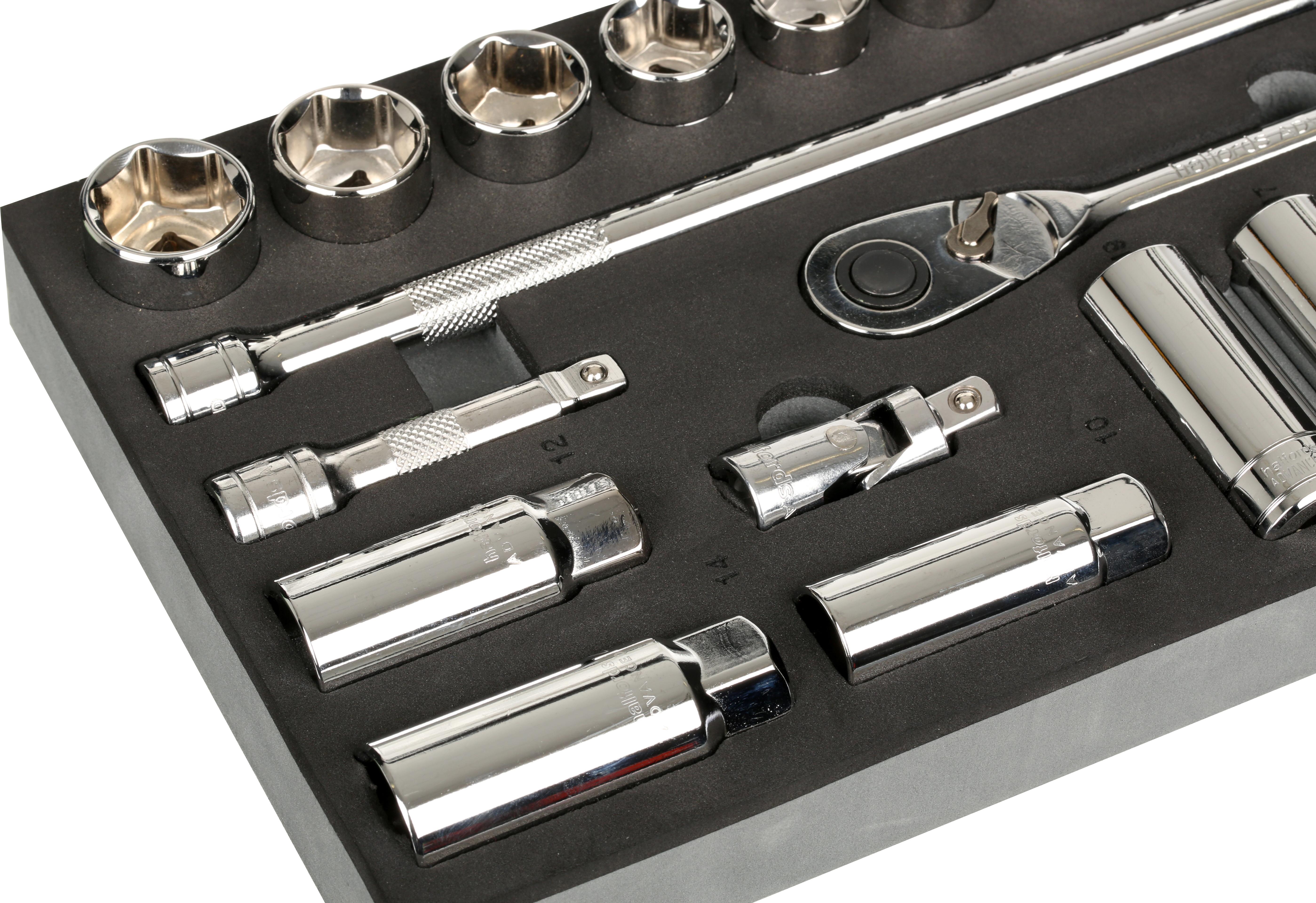 Halfords Advanced 31 Piece 3 8 Socket Set Modular Tray Halfords Uk