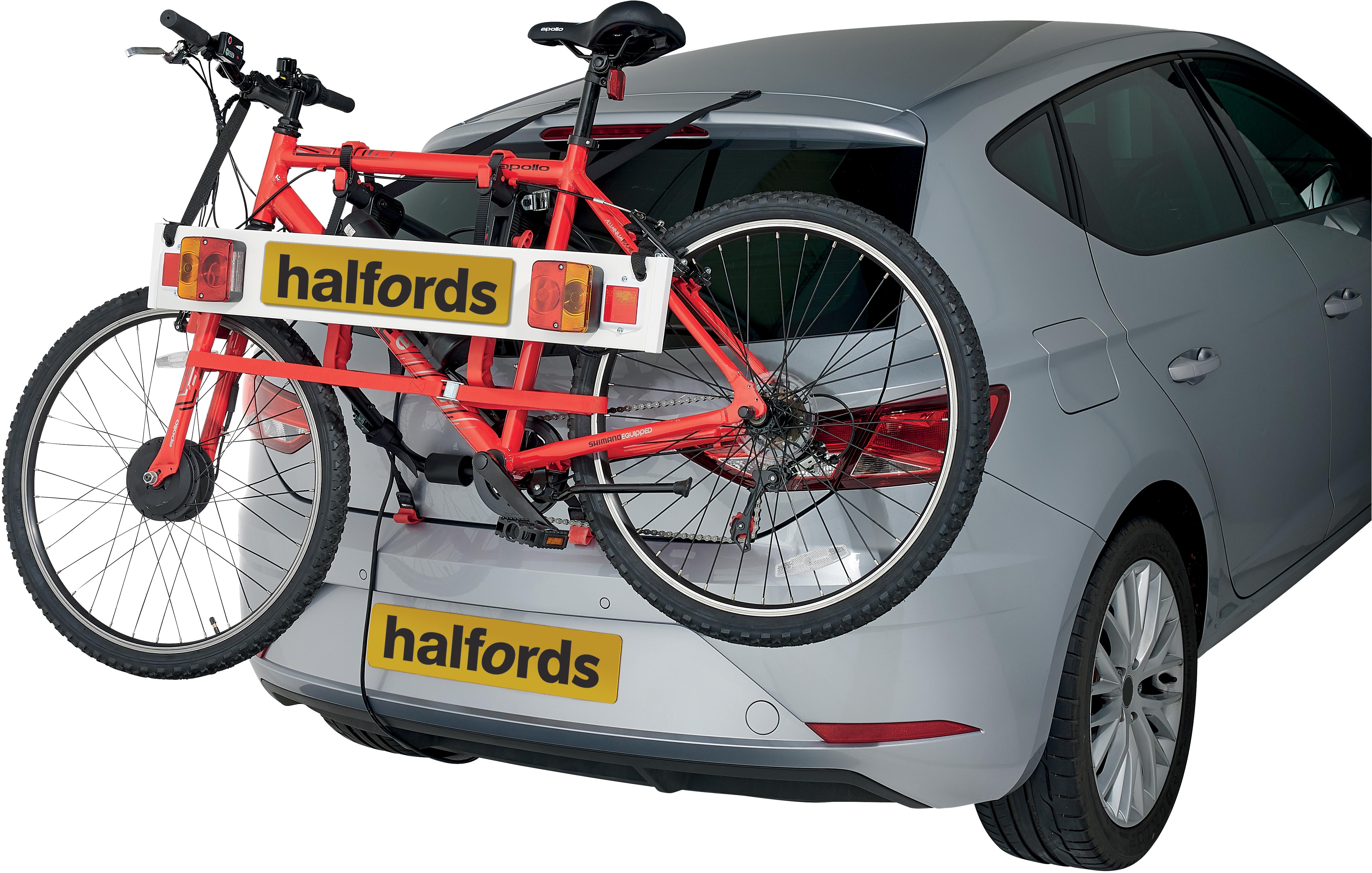 halfords hatchback bike rack