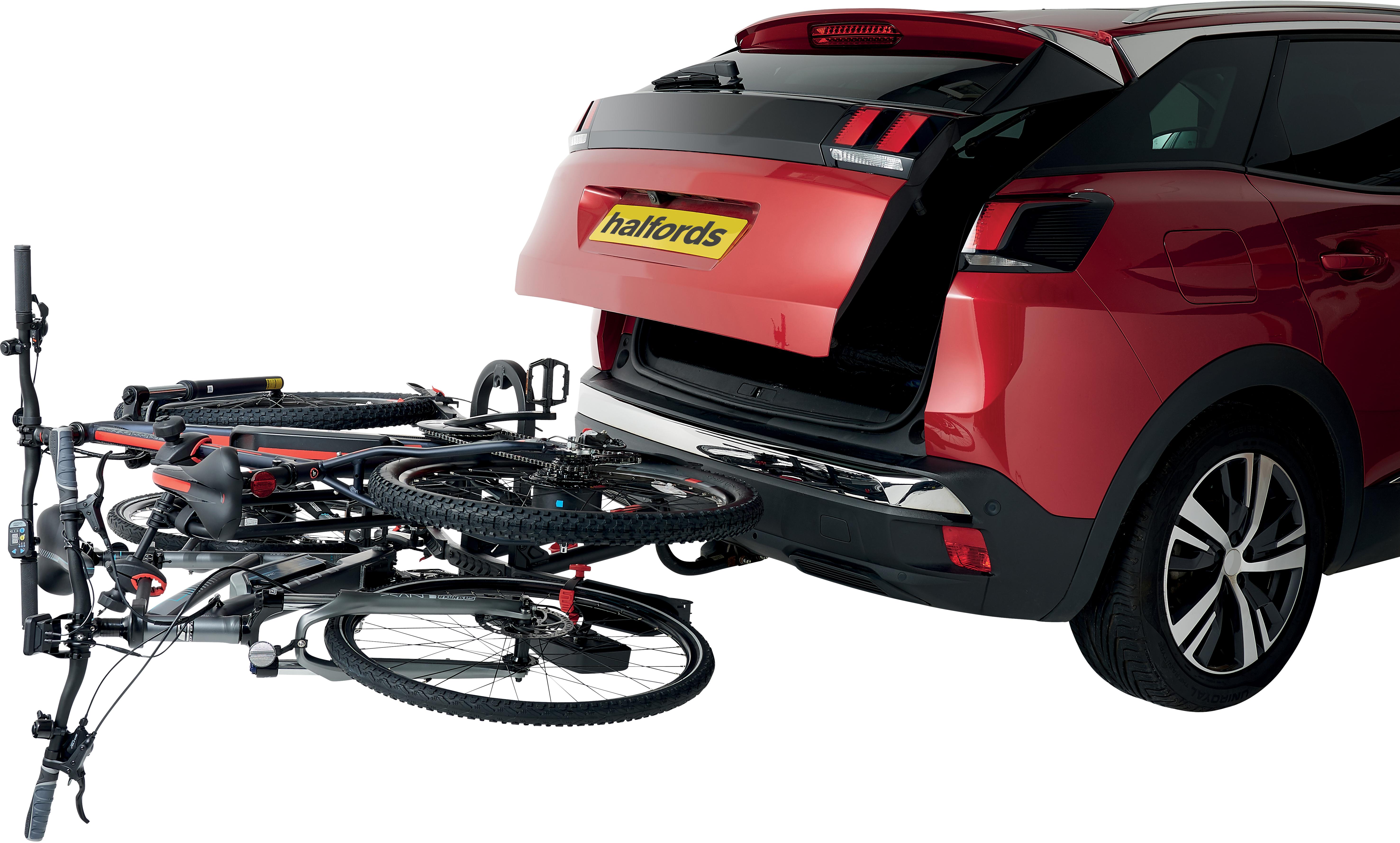 halfords bike rack tow bar