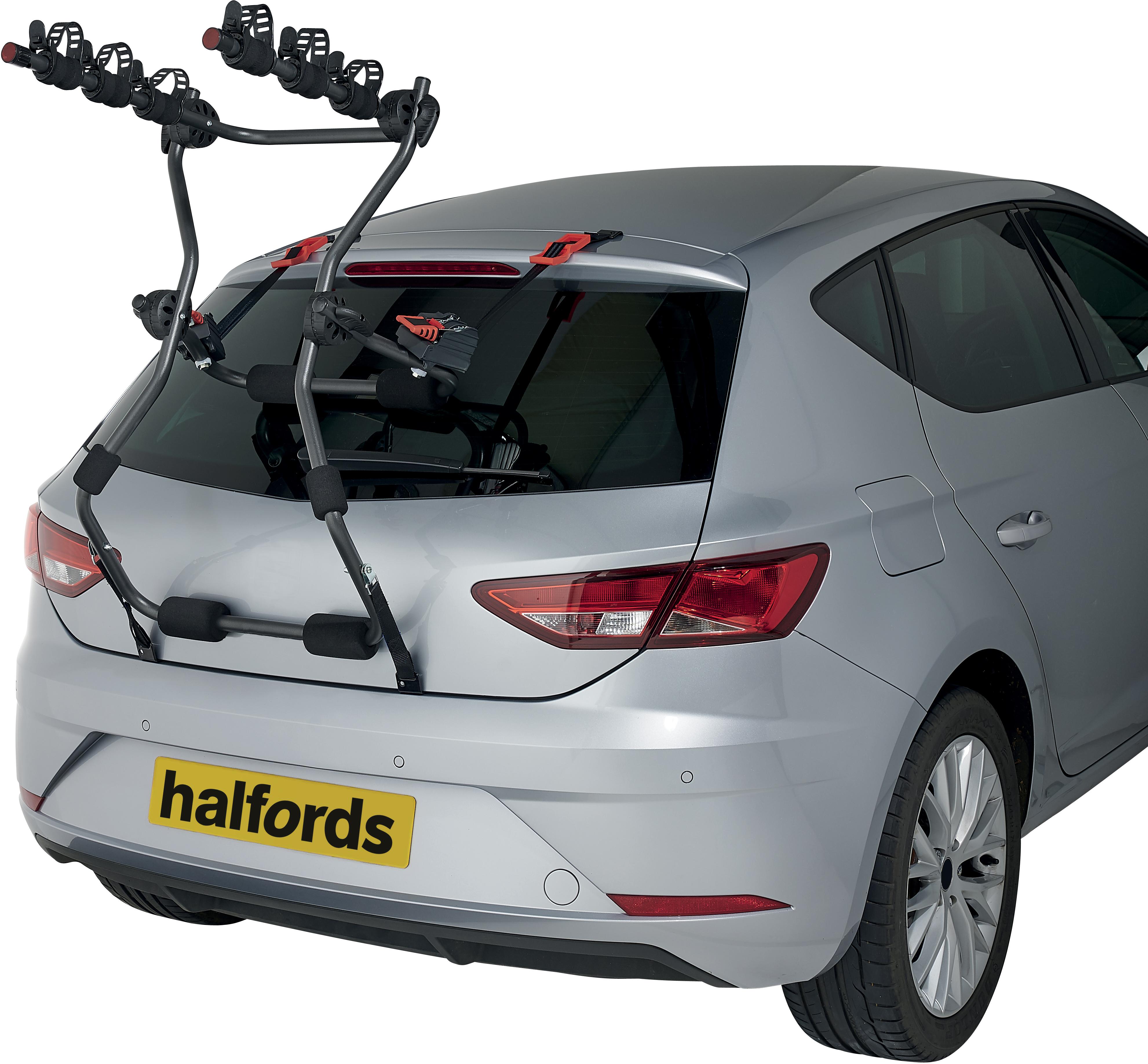 halfords hatchback bike rack