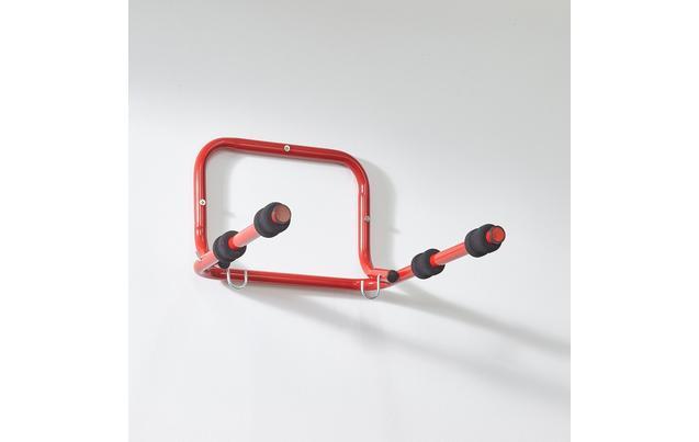 mottez folding & telescopic 4 bike wall rack