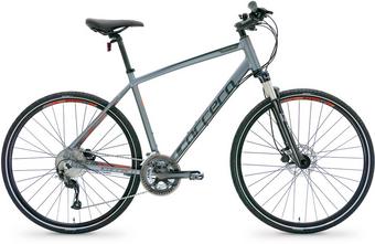 Carrera Crossfire 3 Mens Hybrid Bike 2020 - Grey - S, M, L Frames