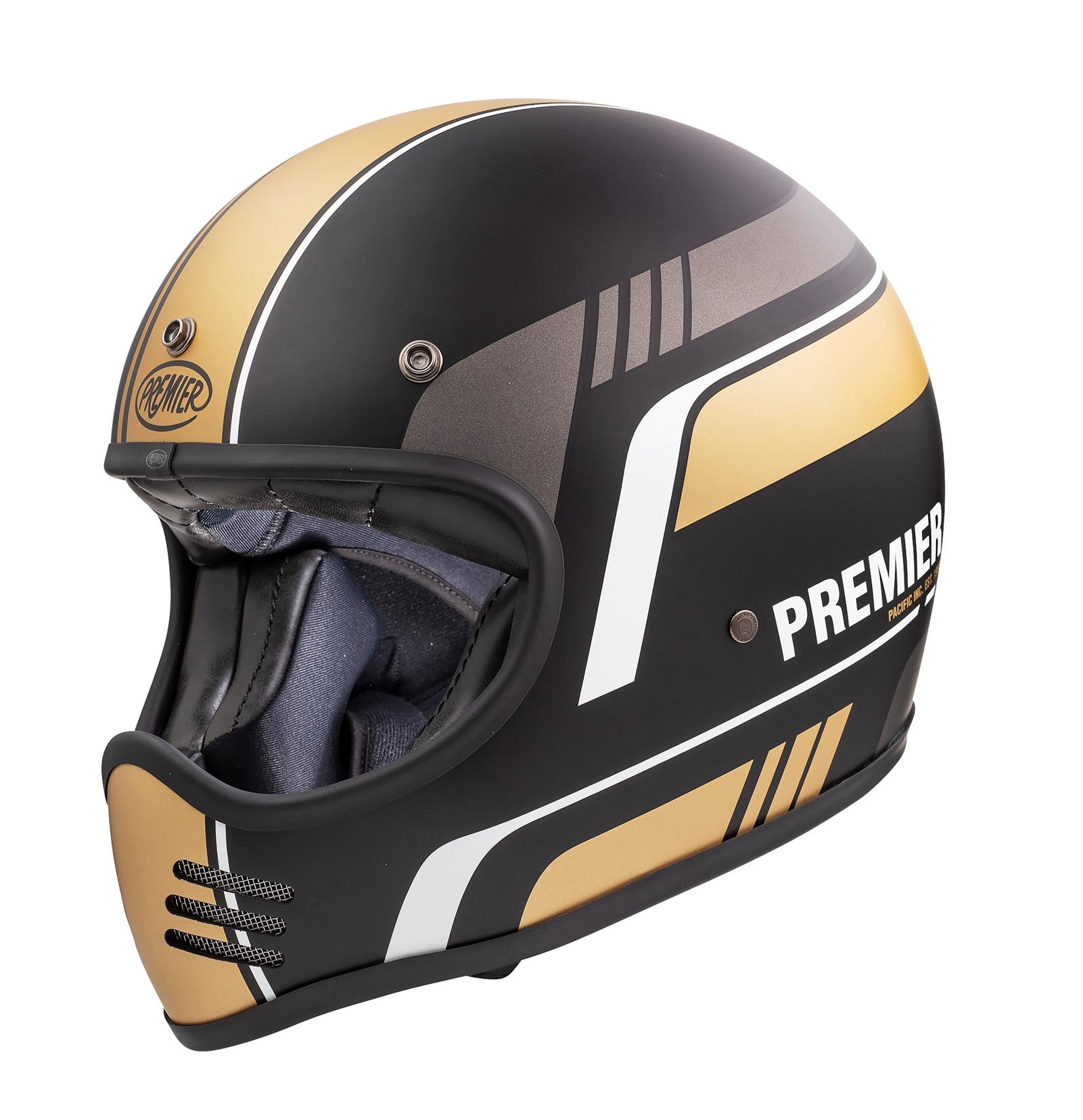 Premier MX BL Motorcycle Helmet Black/Bronze Halfords UK
