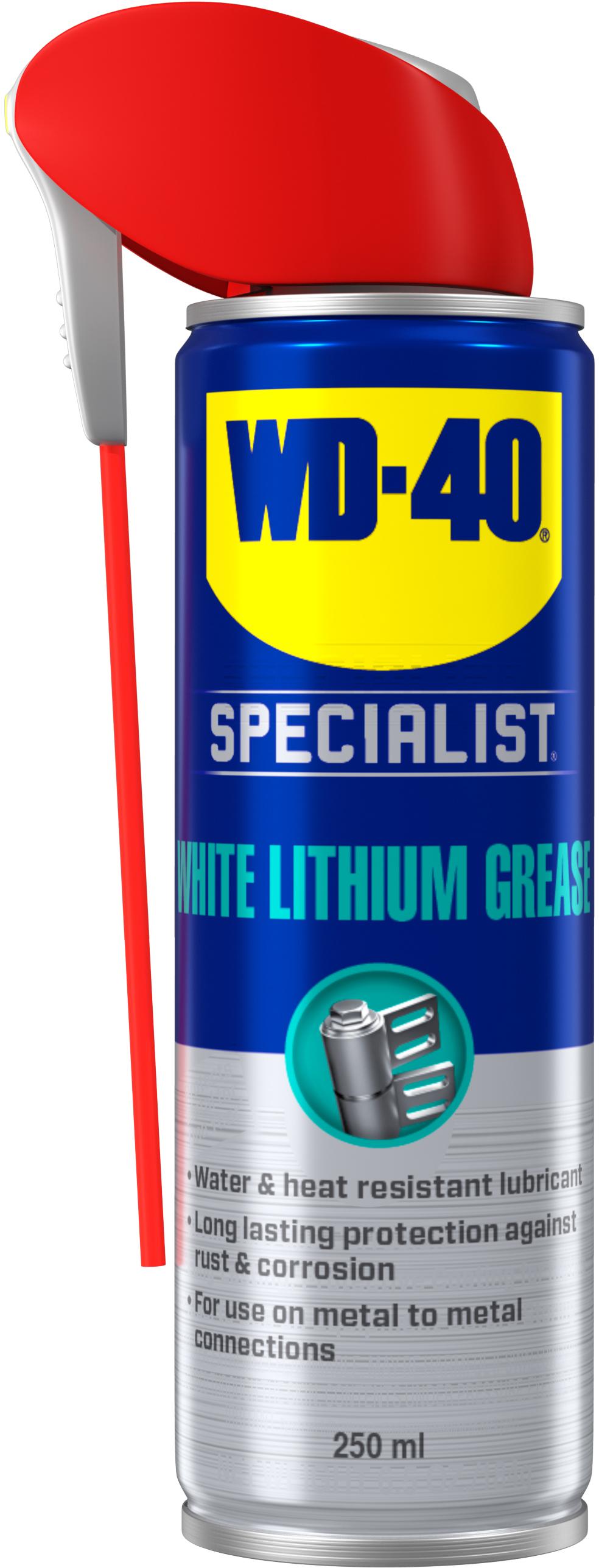 WD40 Specialist High Performance White Lithium Grease 250ml Halfords IE