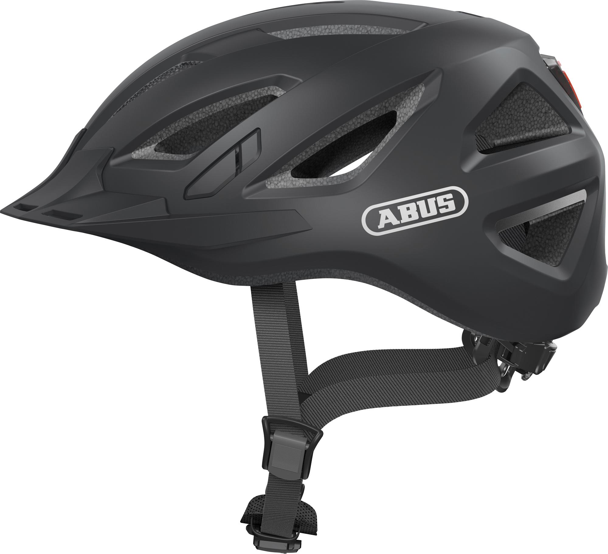 abus bike helmet with light