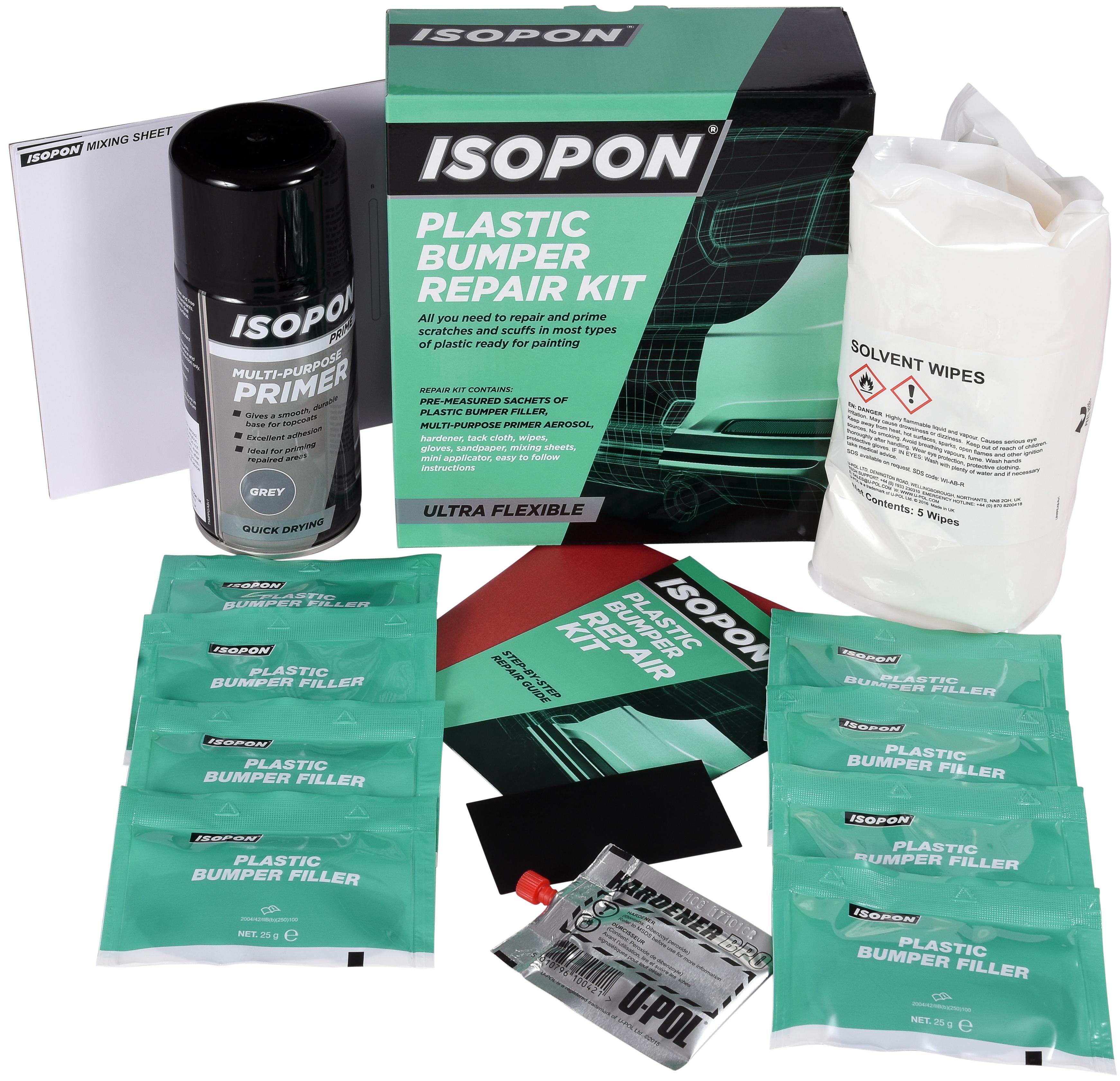 Top repair. Bumper Repair Kit. Средство для ремонта бампера. Для ремонта бампера расходники. Isopon Bumper.