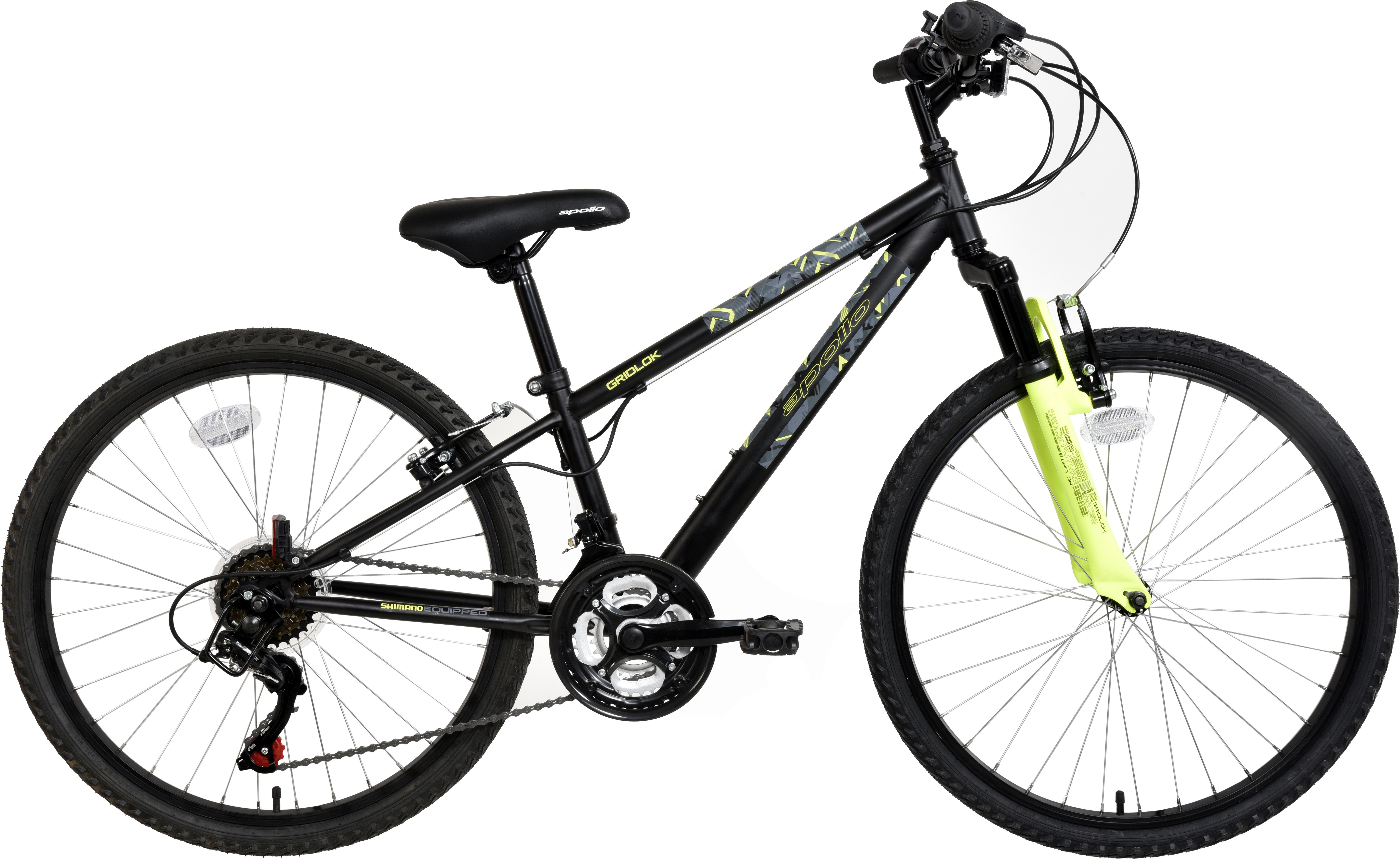 apollo frenzy junior mountain bike 24