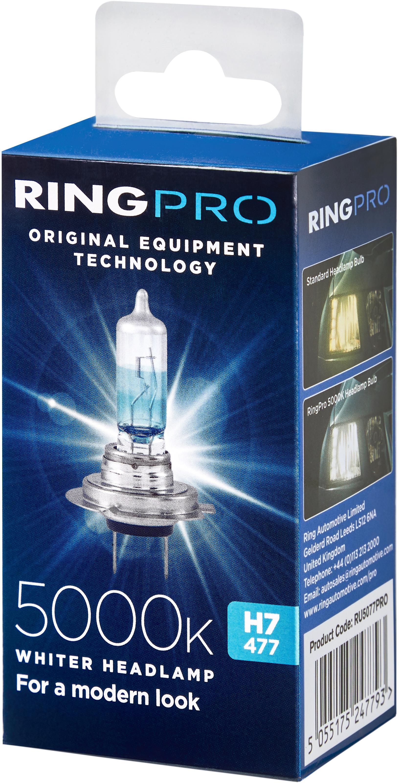 Ring Pro 5000K H7 477 Car Headlight 