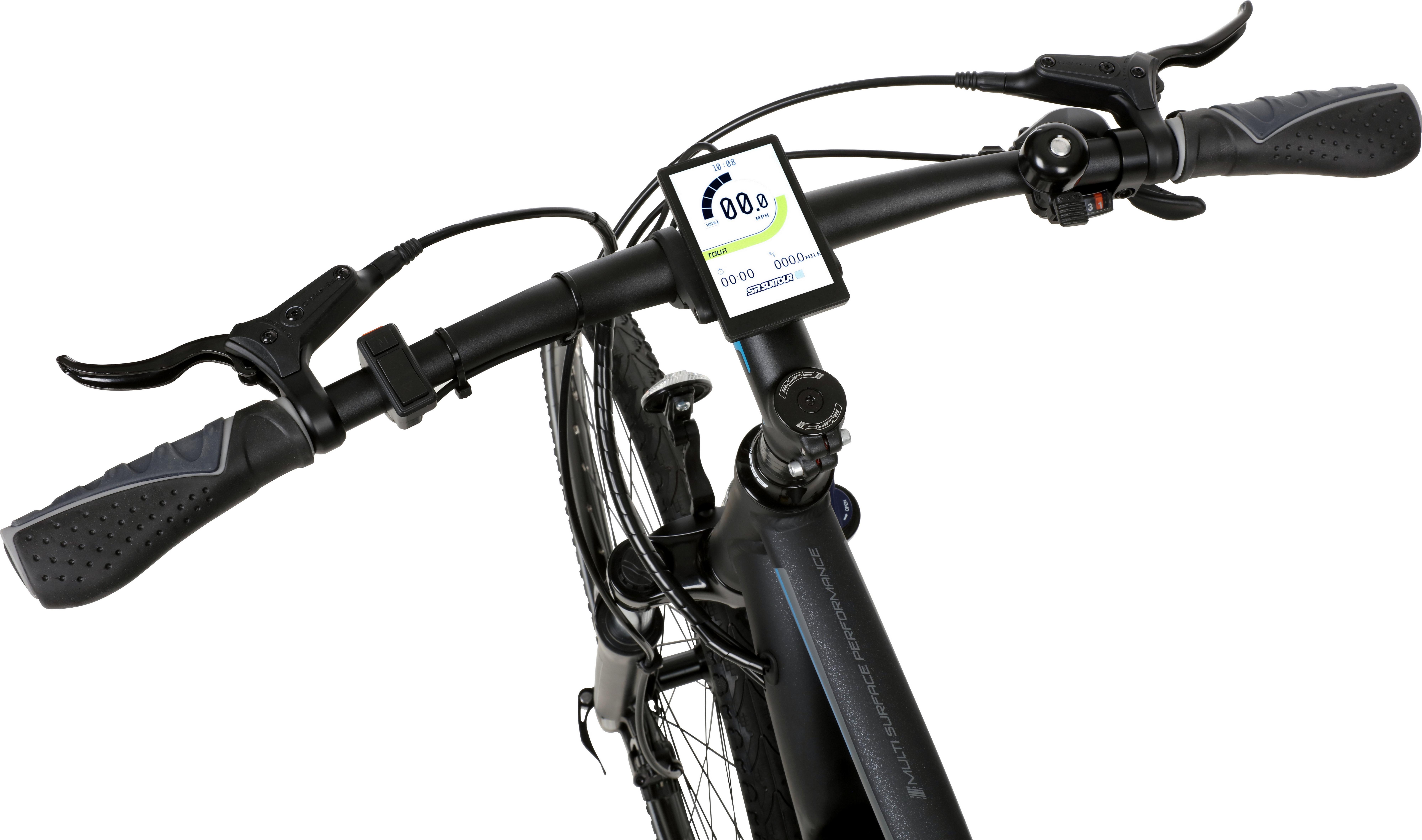 carrera crossfire e mens electric hybrid bike