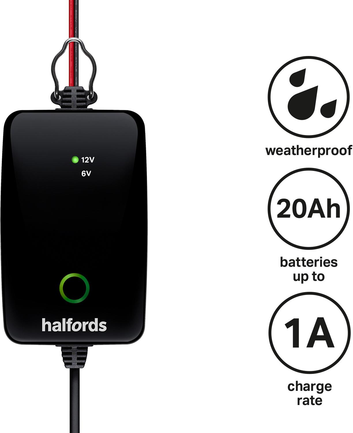 halfords battery charger