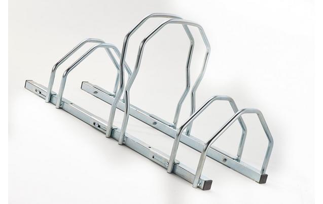 mottez folding & telescopic 4 bike wall rack