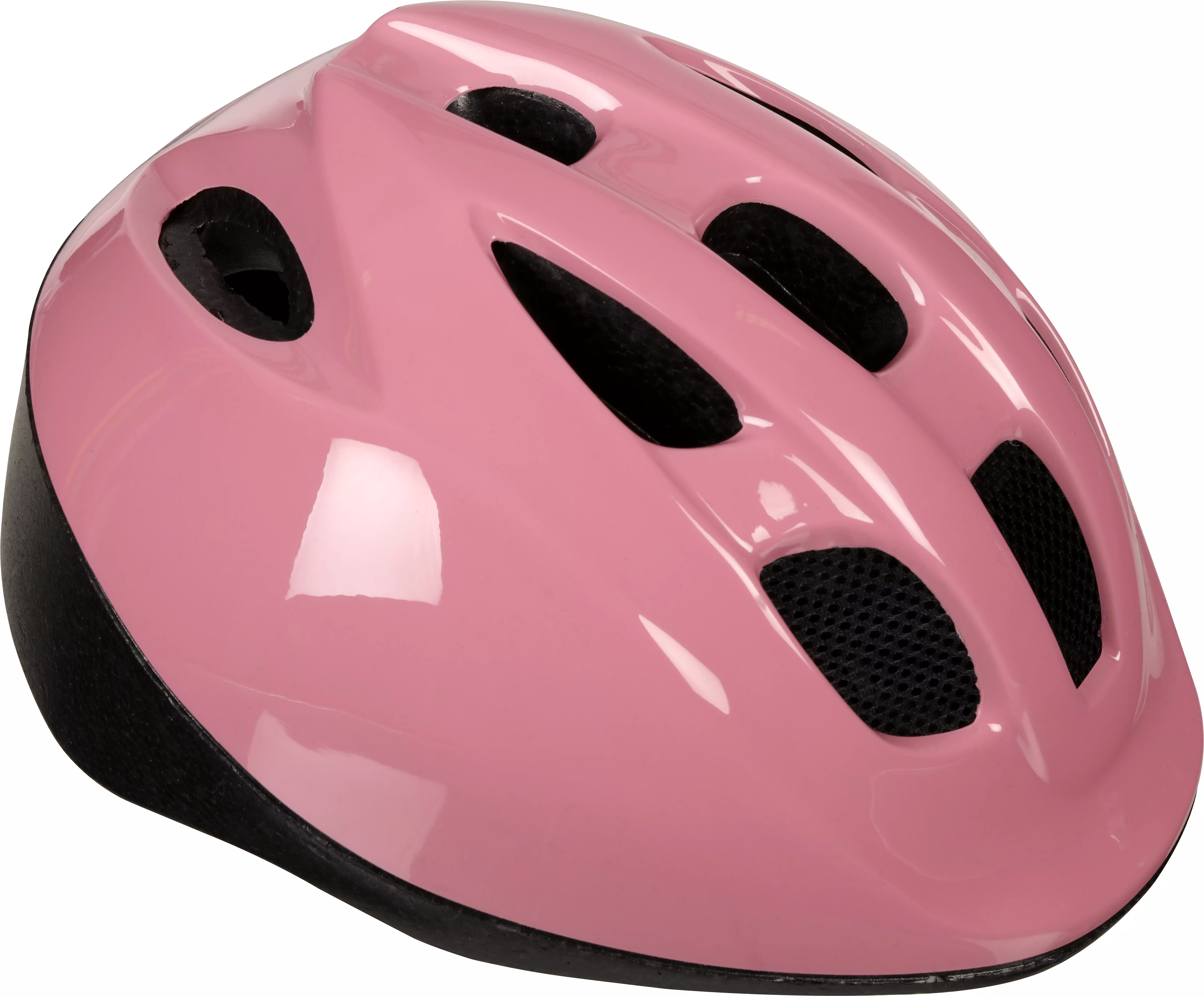 light pink bike helmet