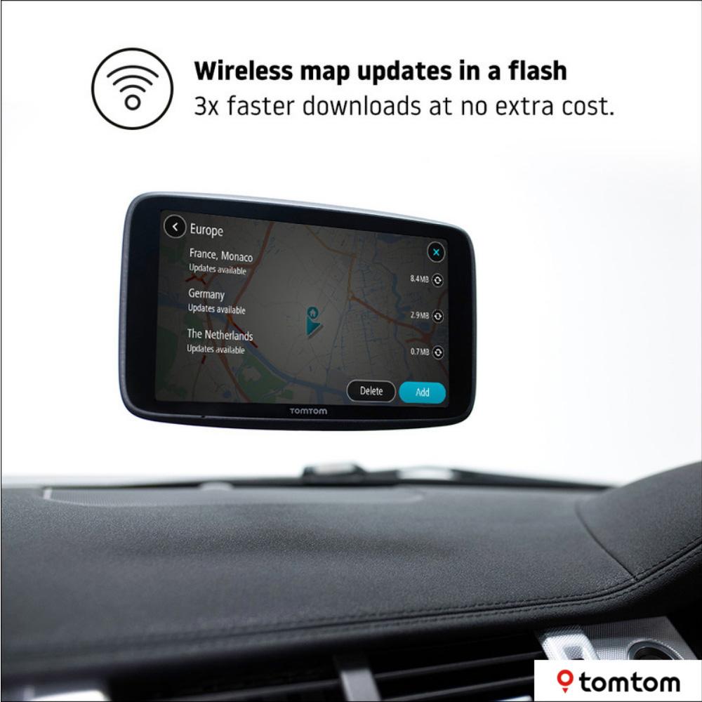 Features and benefits of Garmin and TomTom sat navs Halfords UK