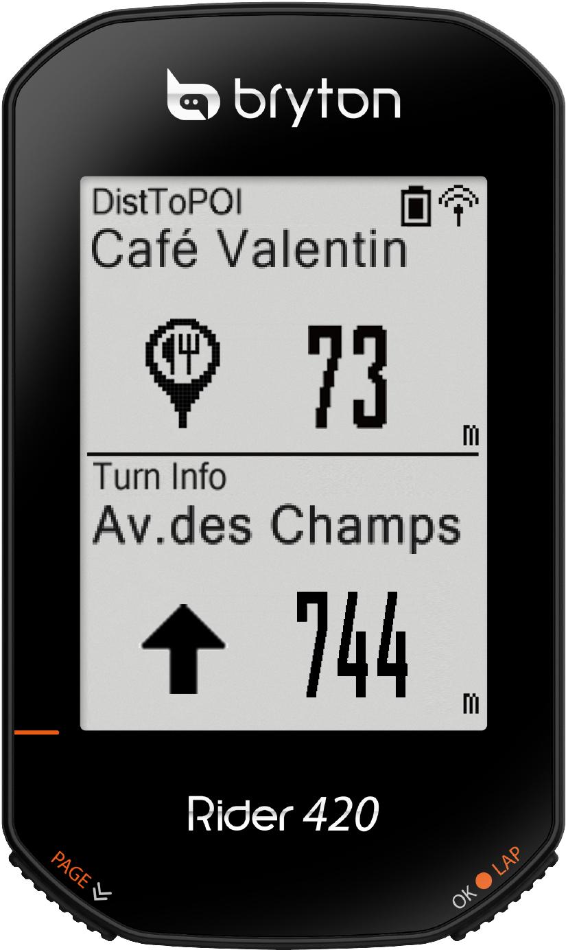bryton rider 420e bike computer