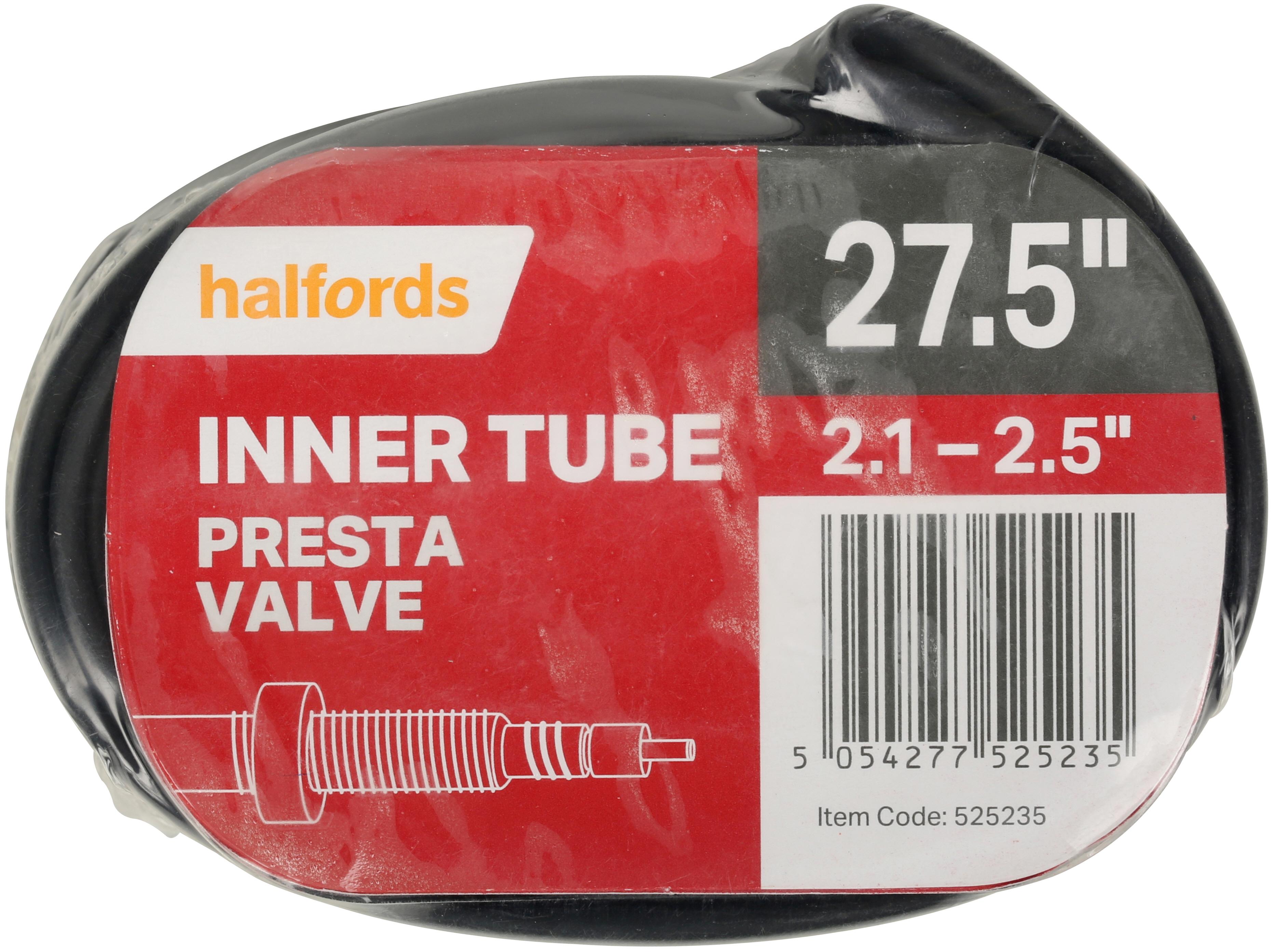 Halfords Bike Inner Tube, 27.5" x 2.1 2.5", Presta Halfords IE