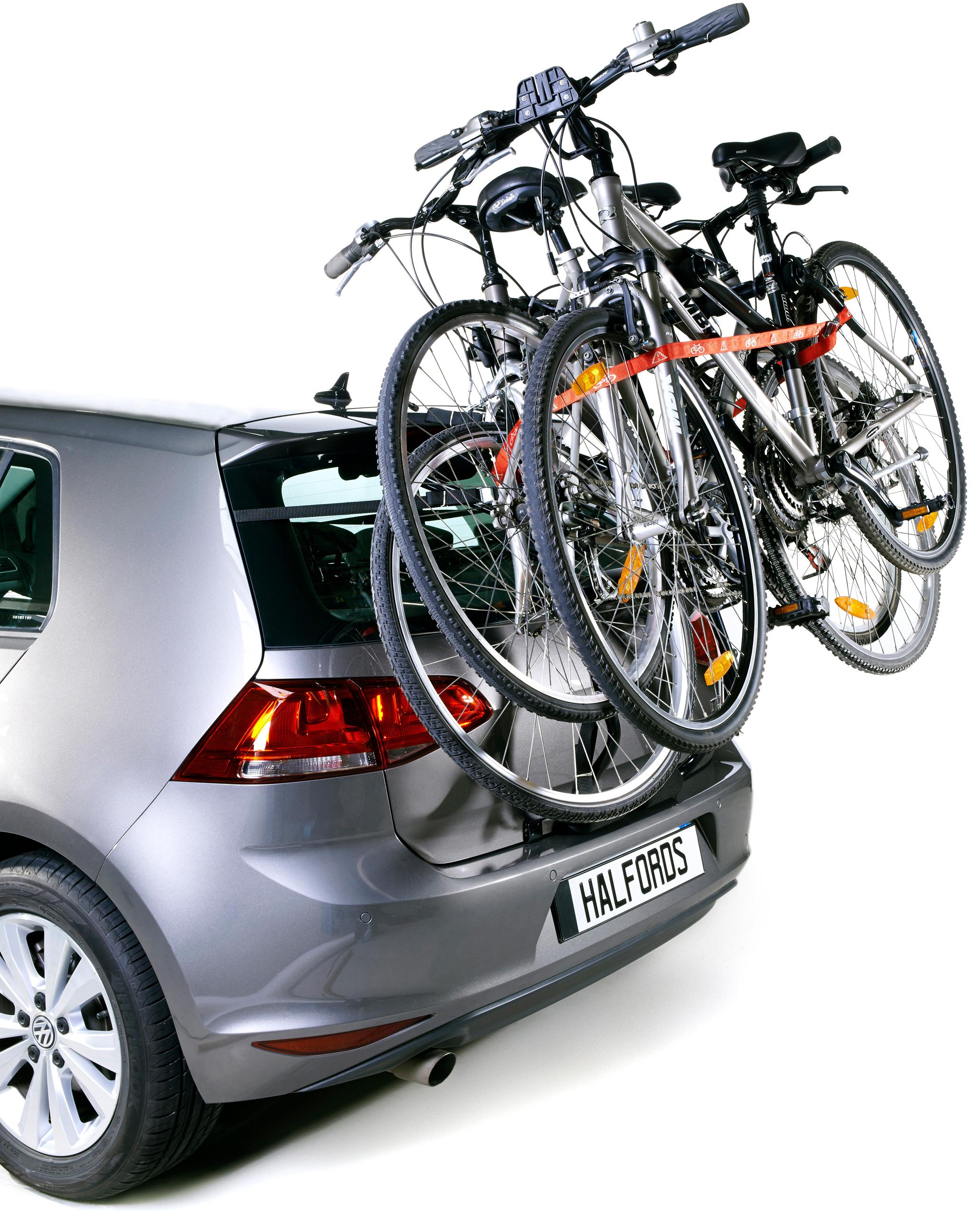 halfords low mount bike rack