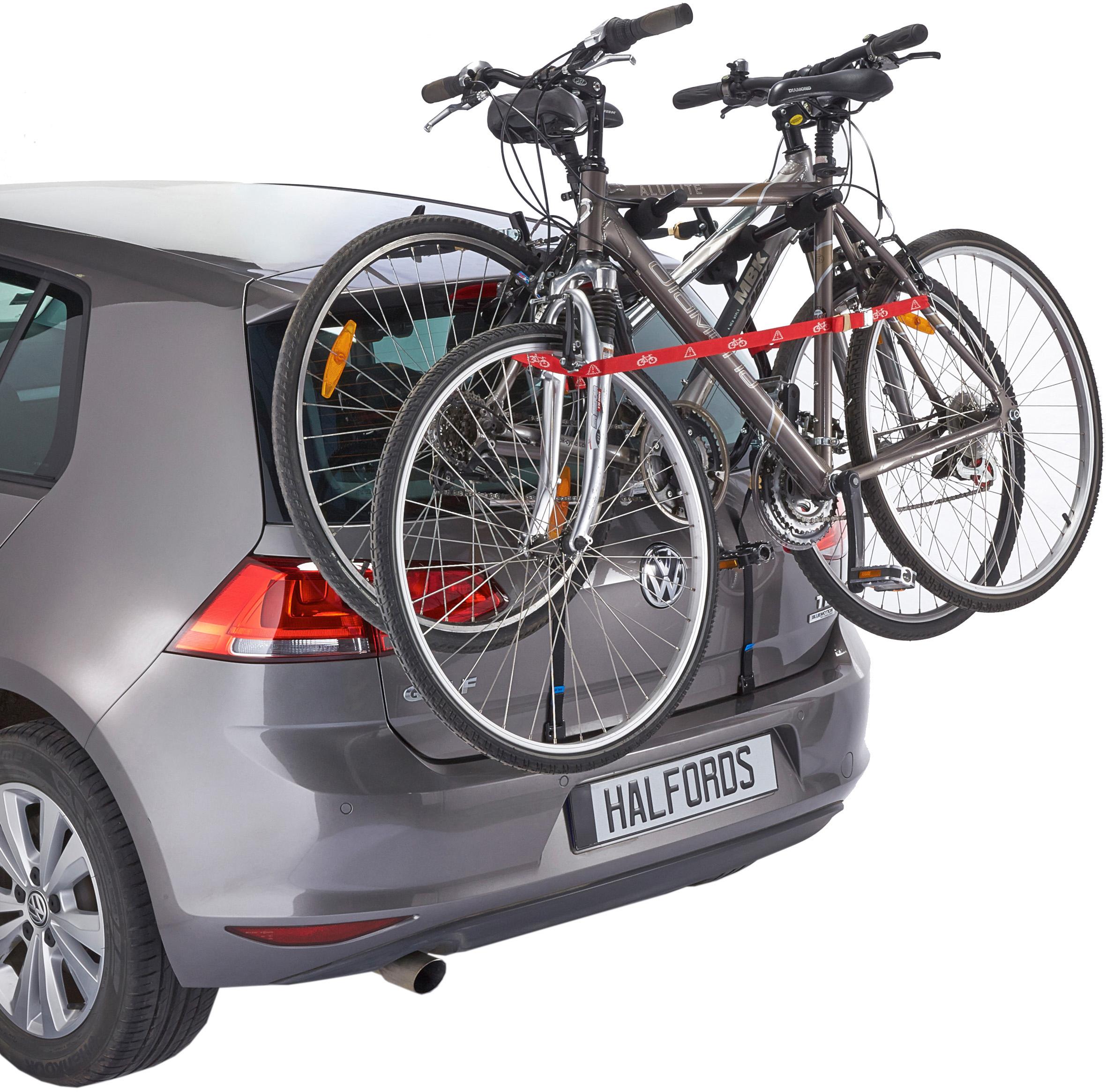 halfords low mount bike rack