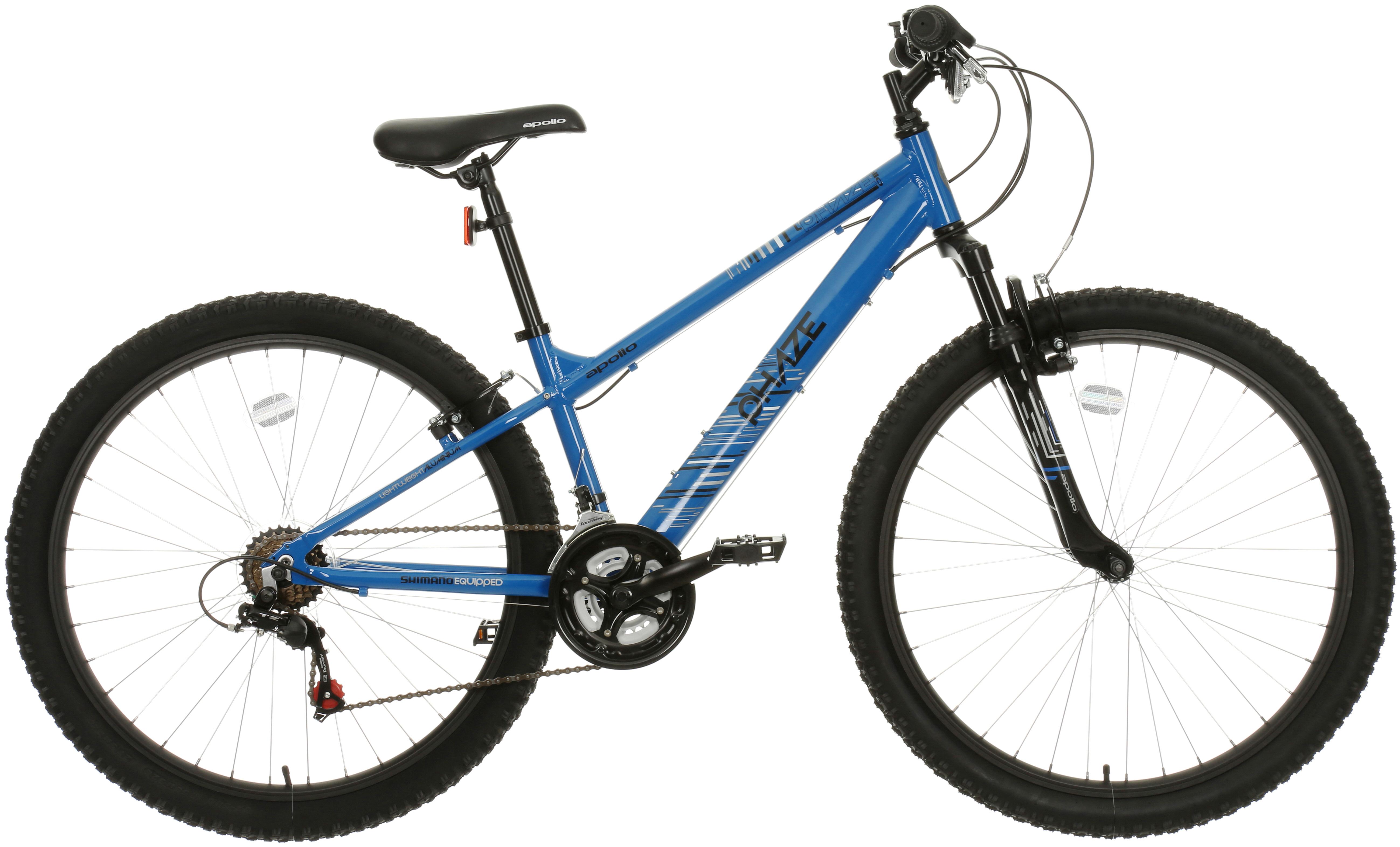 blue mens mountain bike