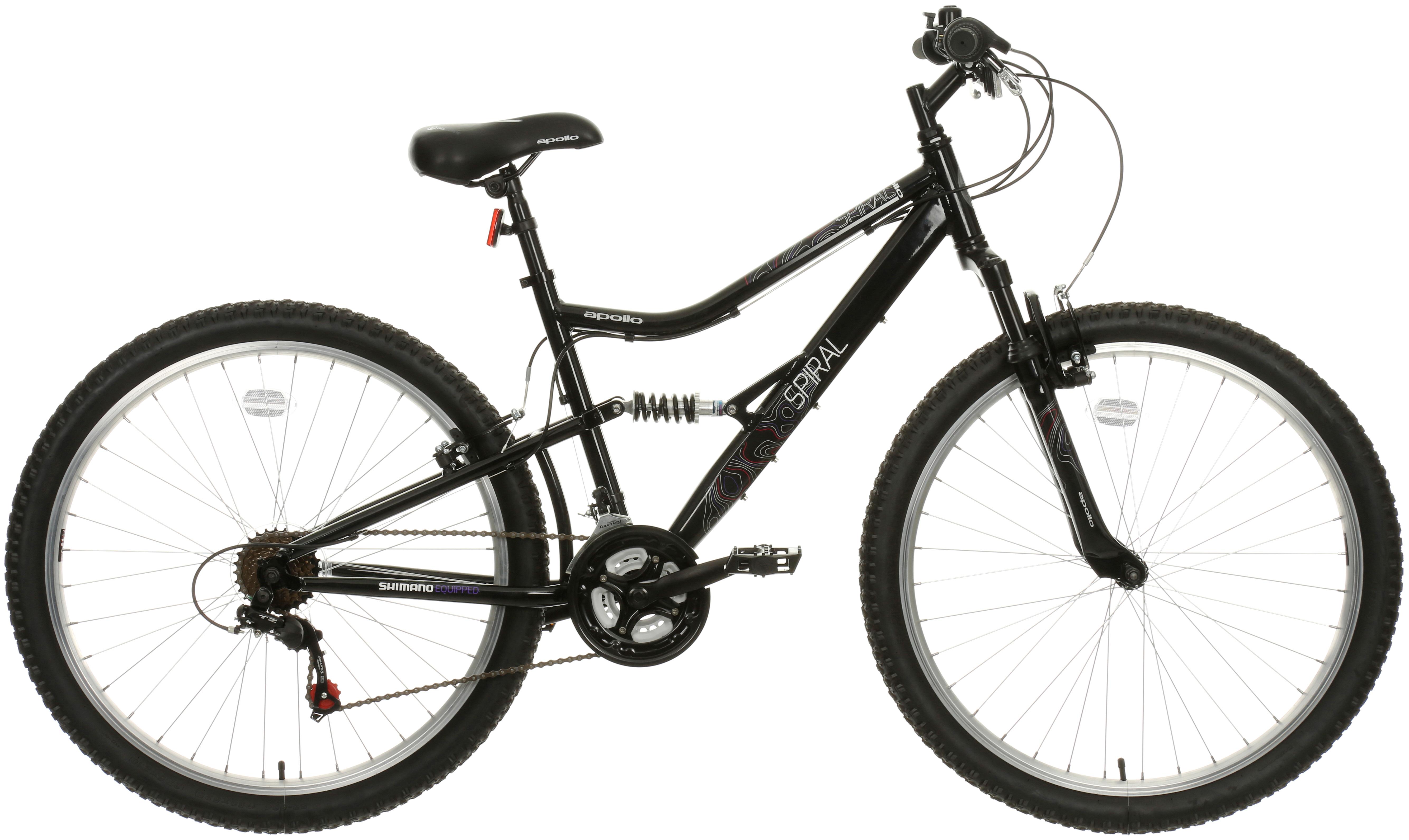 black apollo mountain bike