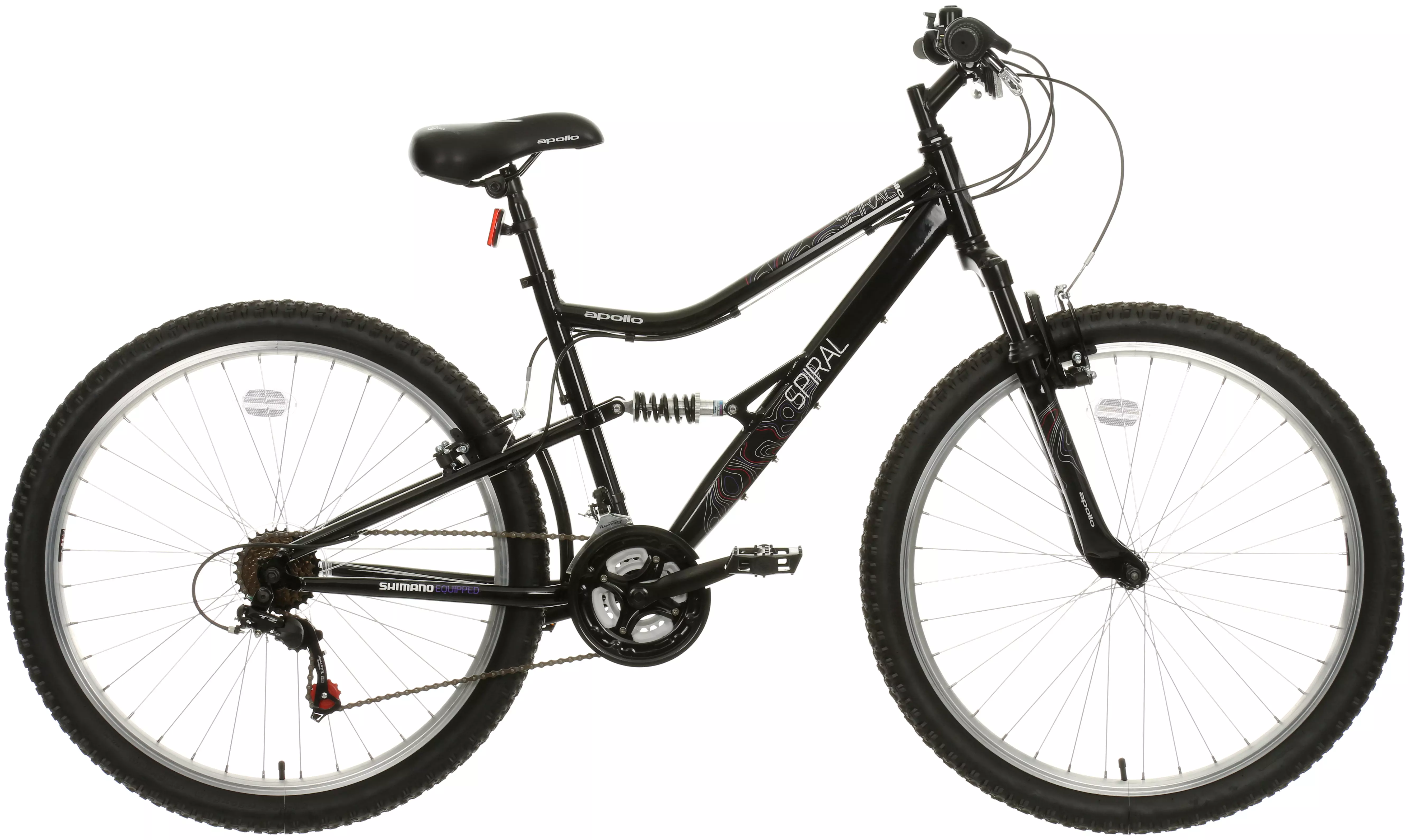 17 inch full suspension mountain bike