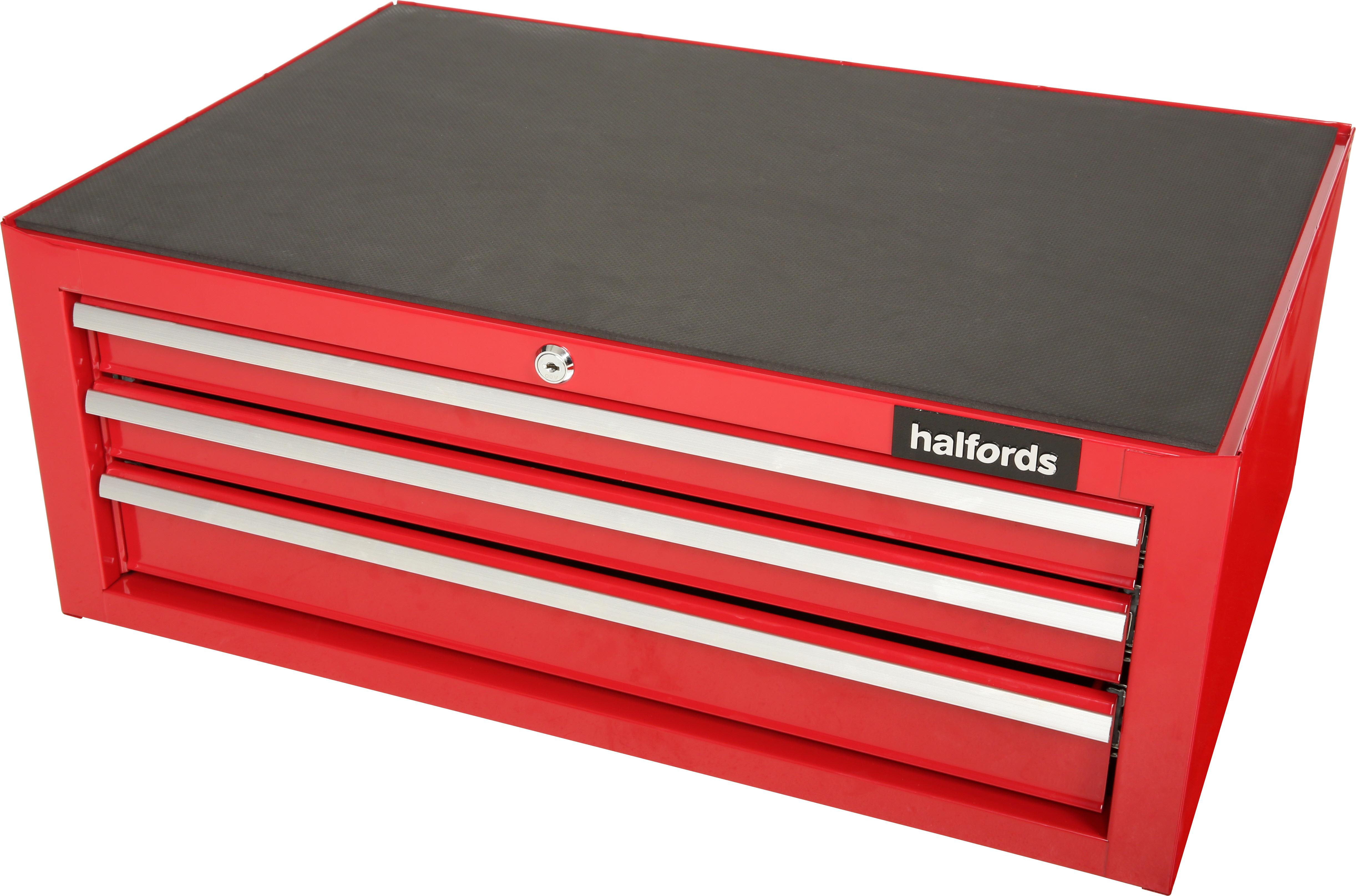 Halfords 3 Drawer Mid Chest Red Halfords IE