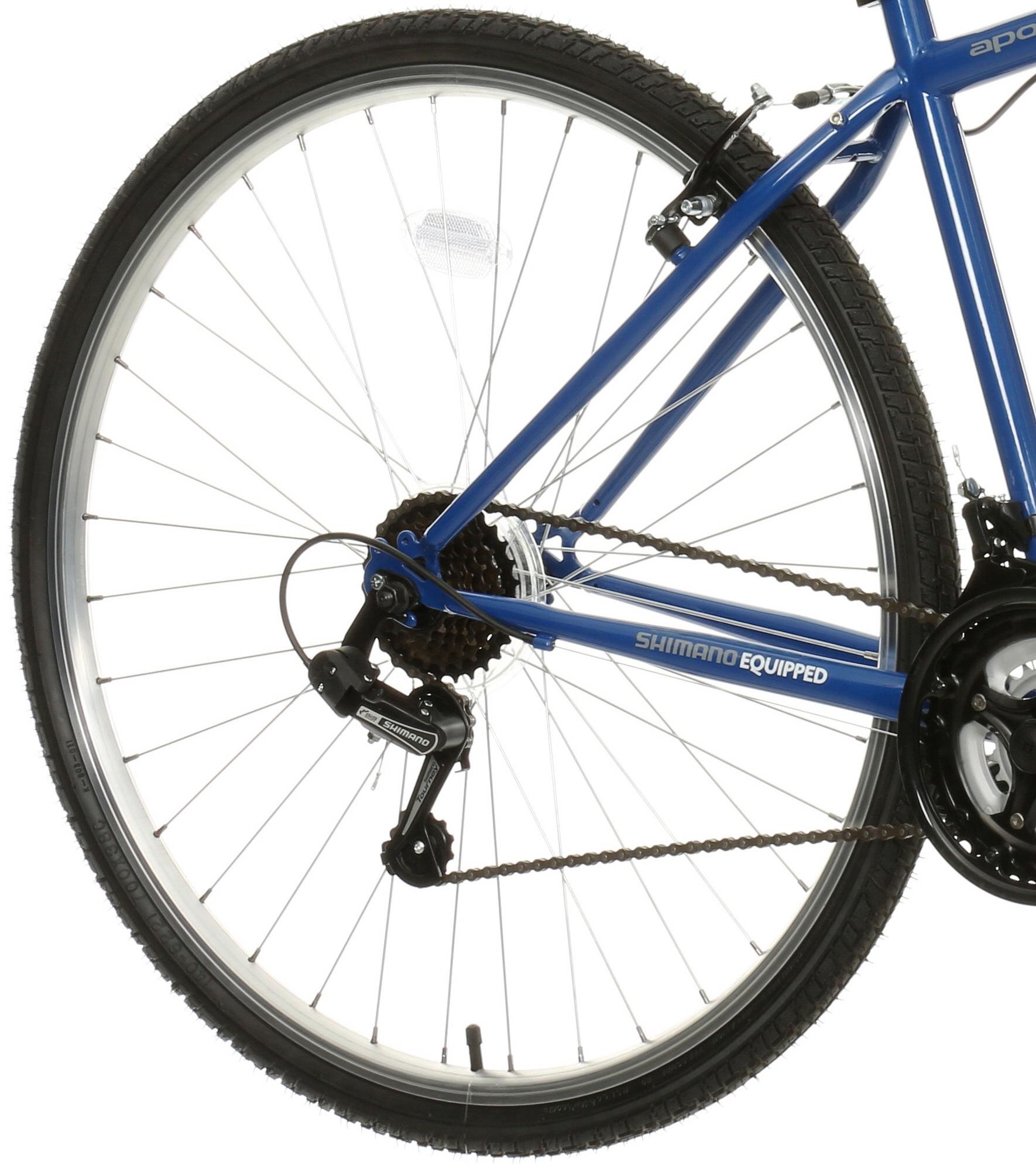 apollo mens hybrid bike