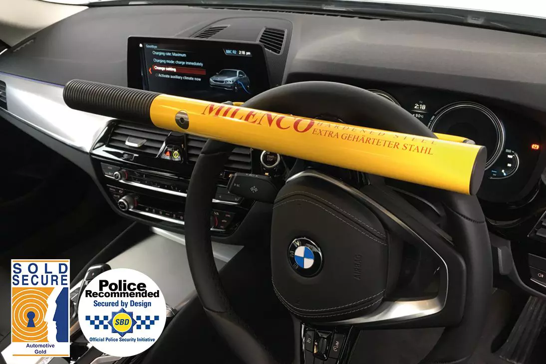 milenco hsl steering wheel lock