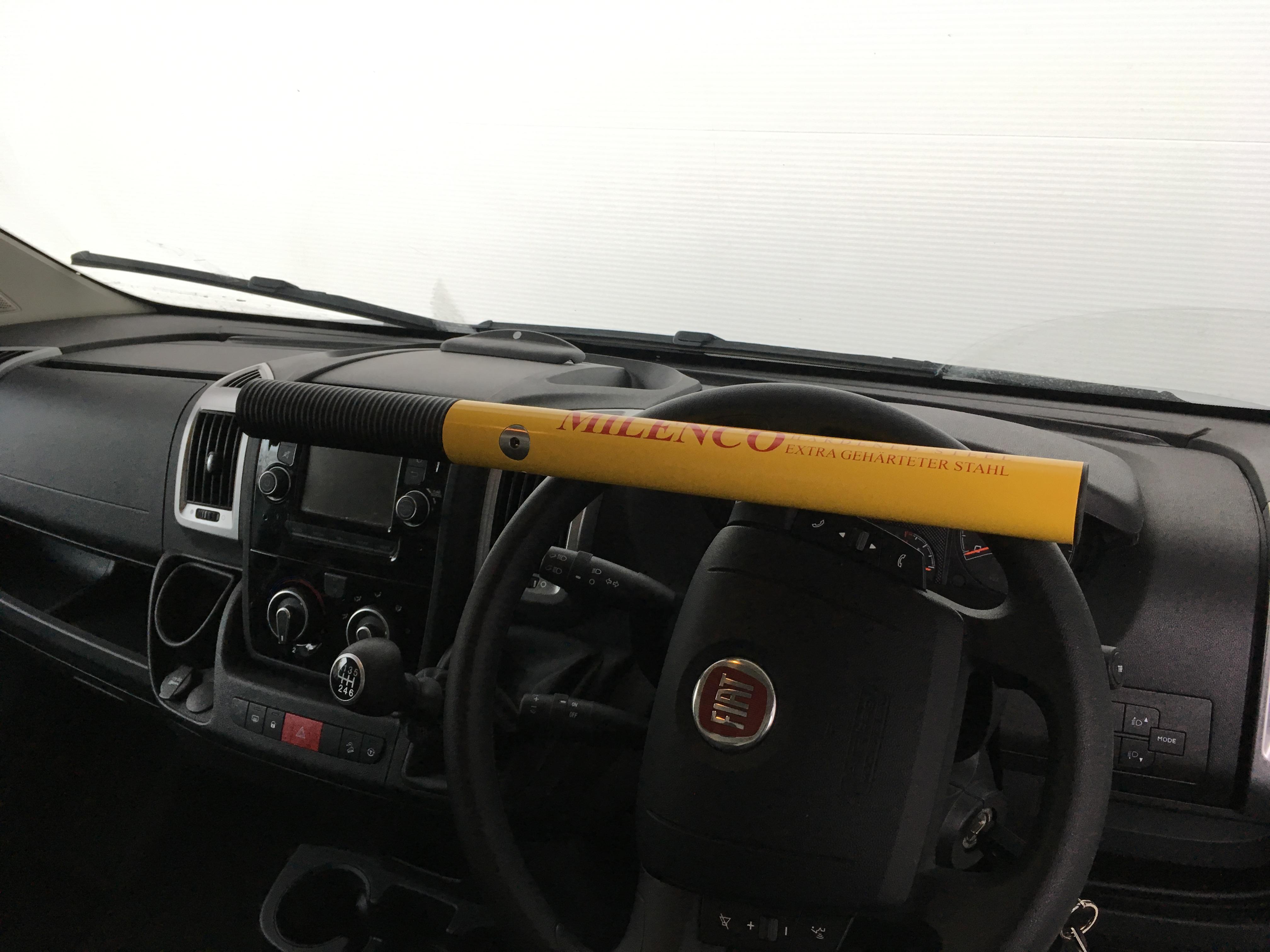 milenco hsl steering wheel lock