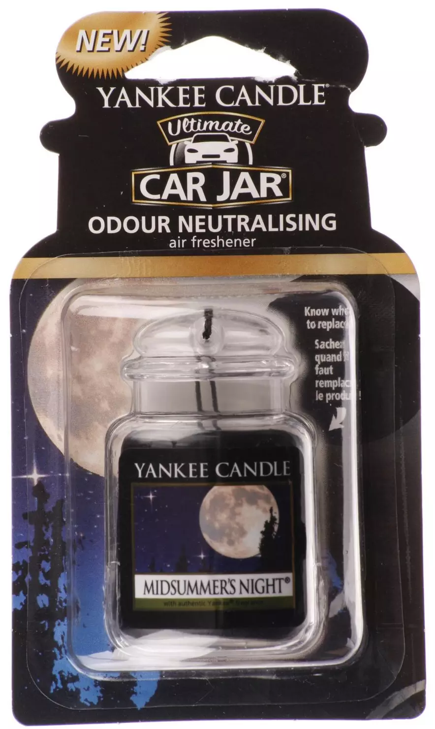 Yankee Candle Car Jar Ultimate Air Freshener In Midsummer S Night Halfords Ie