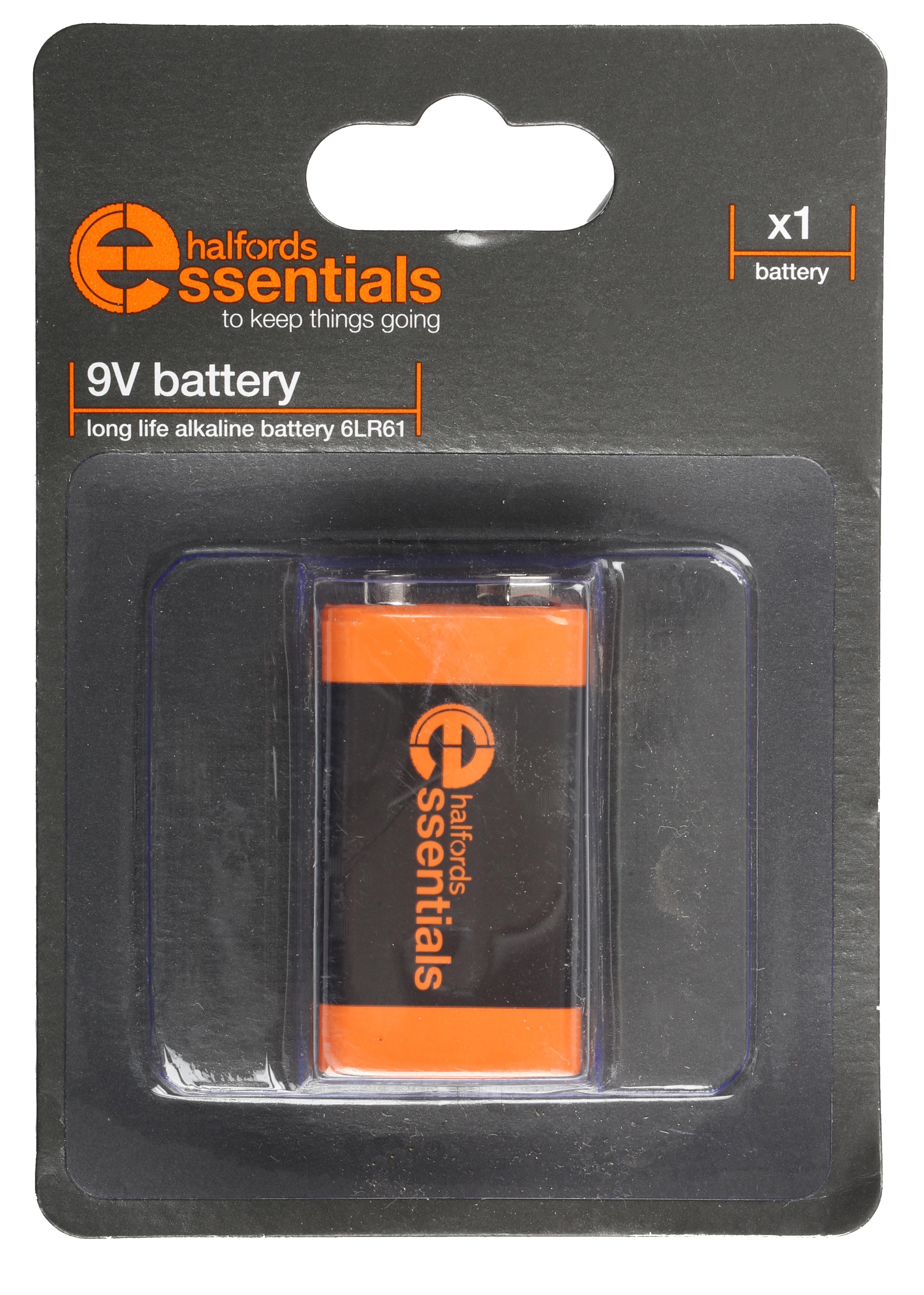 Halfords Essential Batteries 9V x1 Halfords UK