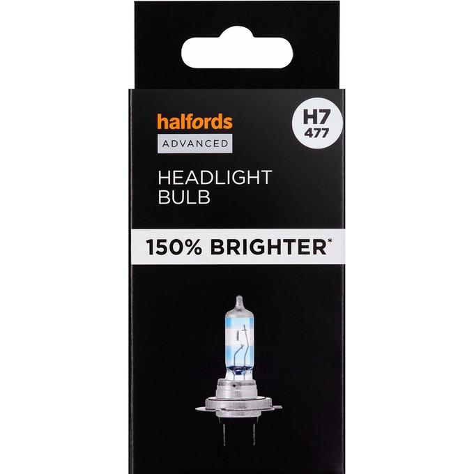 h7 477 car headlight bulb halfords advanced up to 150 percent brighter single pack halfords ie