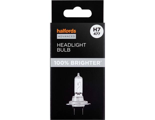 h7 477 car headlight bulb halfords advanced up to 100 percent brighter single pack halfords ie