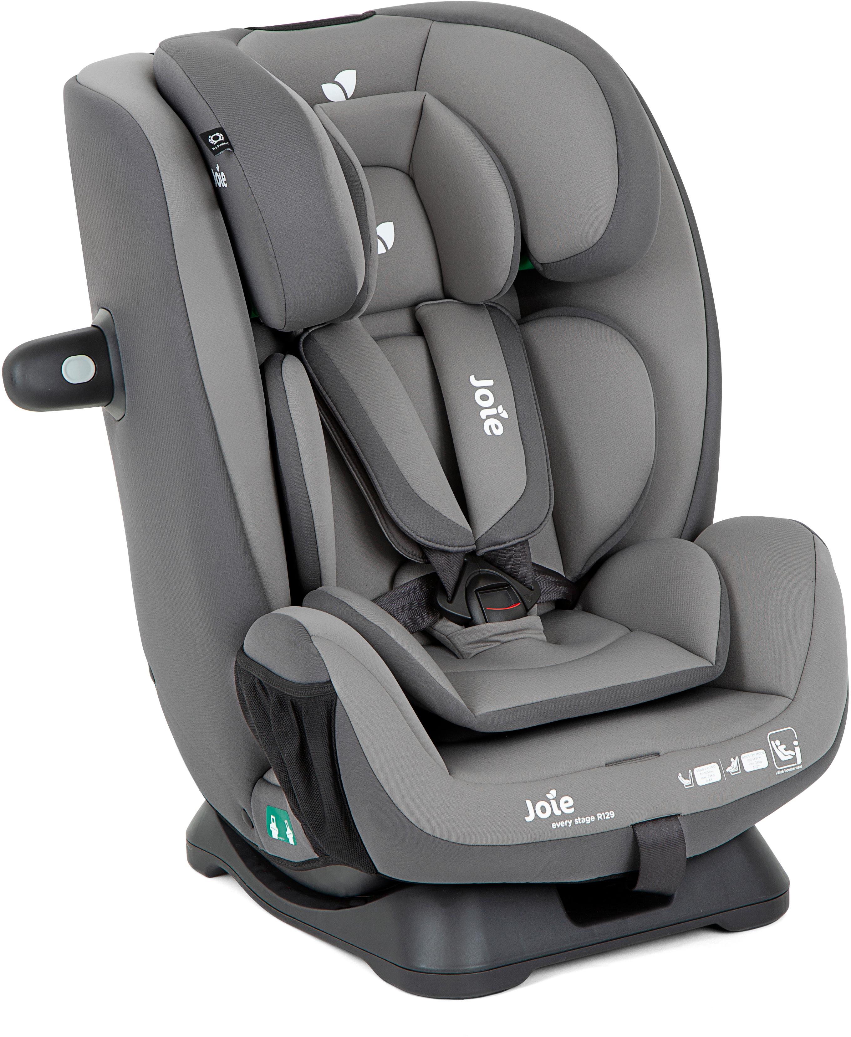 Joie Every Stage R129 Group 0 1 2 3 Car Seat Cobblestone Halfords UK