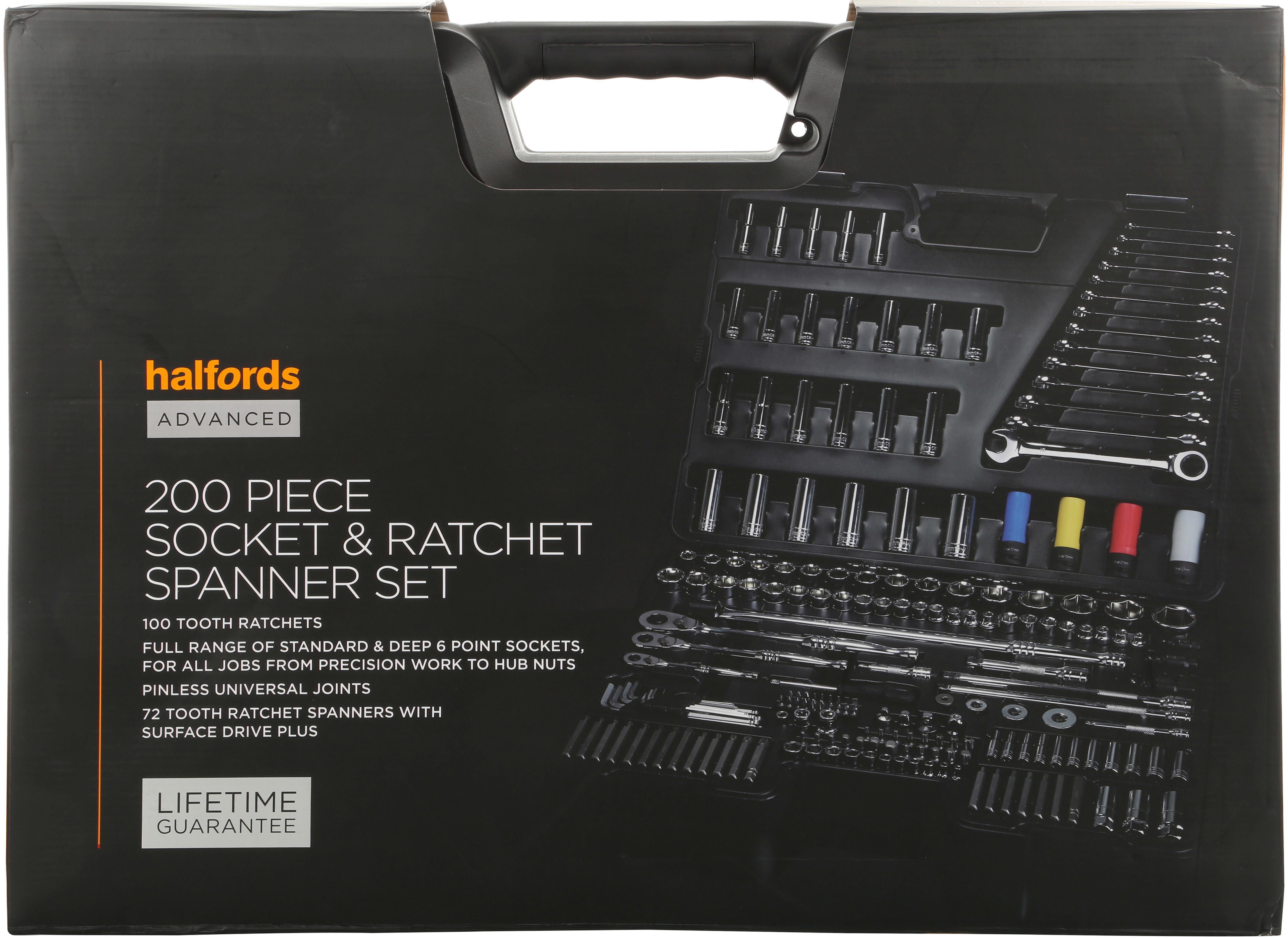 Halfords Advanced 0 Pc Socket And Ratchet Spanner Set Halfords Uk