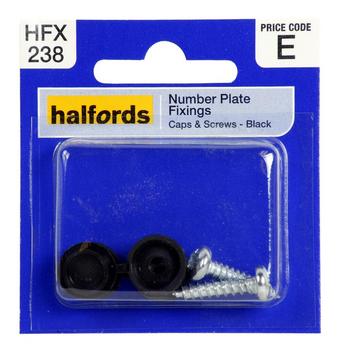 Car Number Plate Screws Number Plate Fixings Halfords Uk