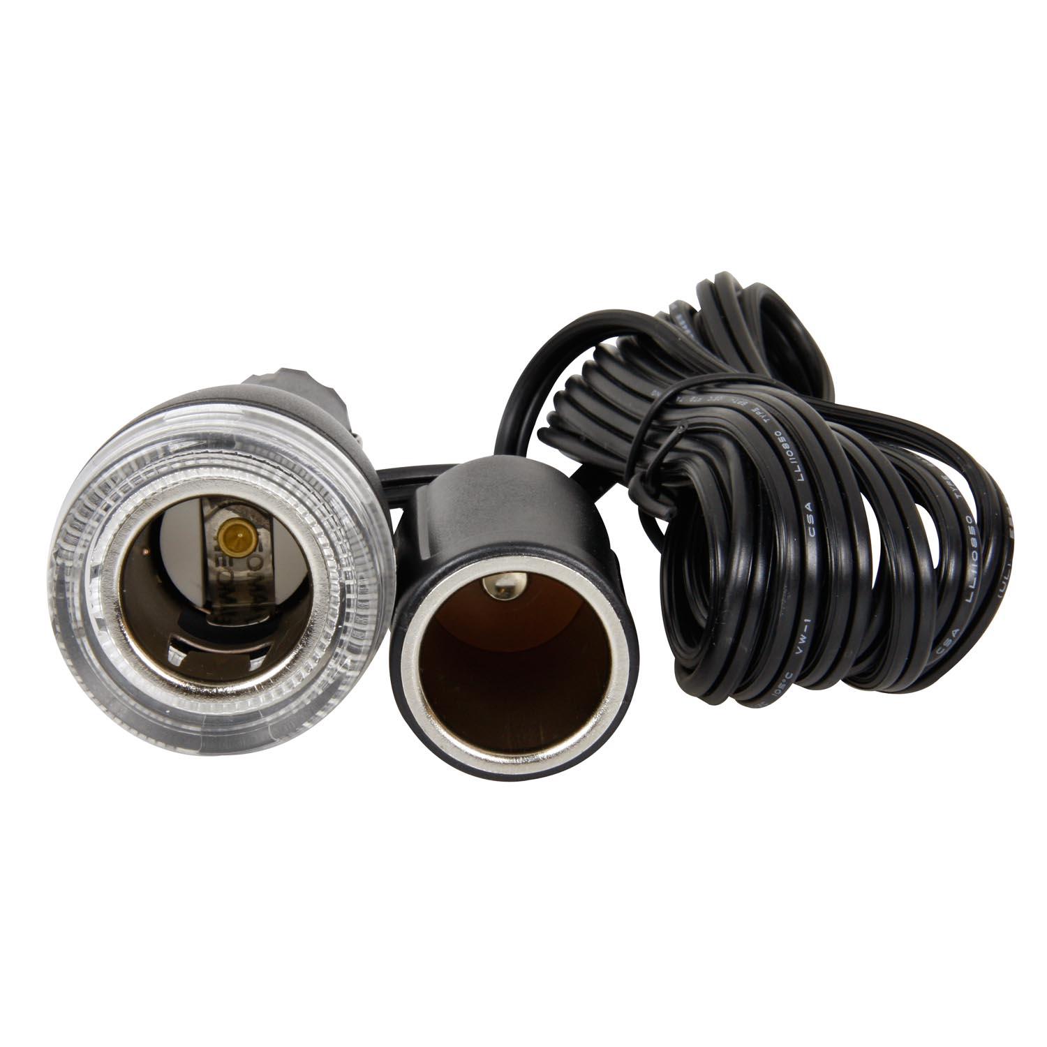 cigarette lighter adapter to 3 pin plug halfords