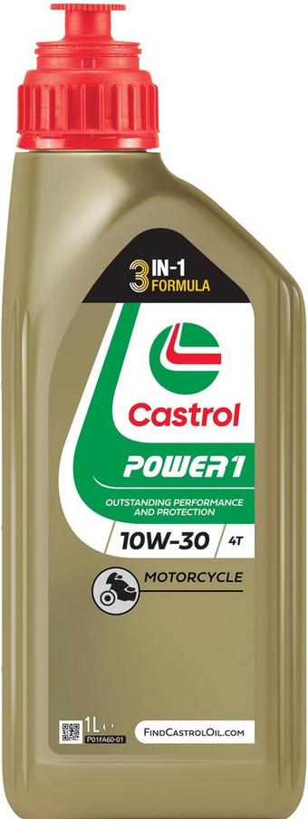 Castrol Power 1 4t 10w 30 Motorcycle Engine Oil 1ltr Halfords Uk