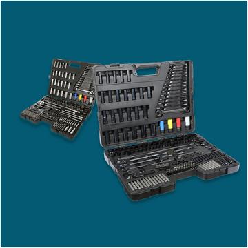 Advanced 200 piece socket & ratchet spanner set