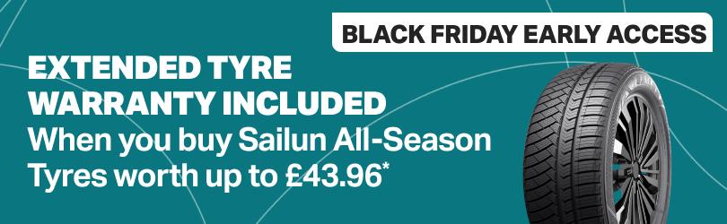 Black Friday: Extended Tyre Warranty with Sailun All-Season