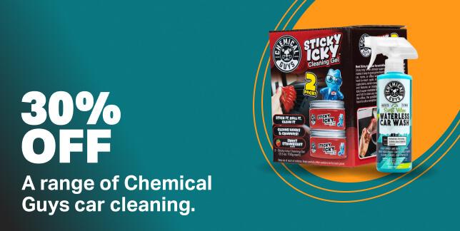 Up to 30% off a range of Chemical Guys Car Cleaning