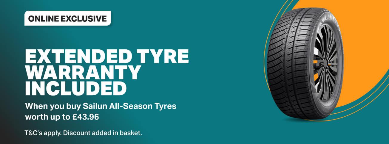 Extended Tyre Warranty with Sailun Tyres