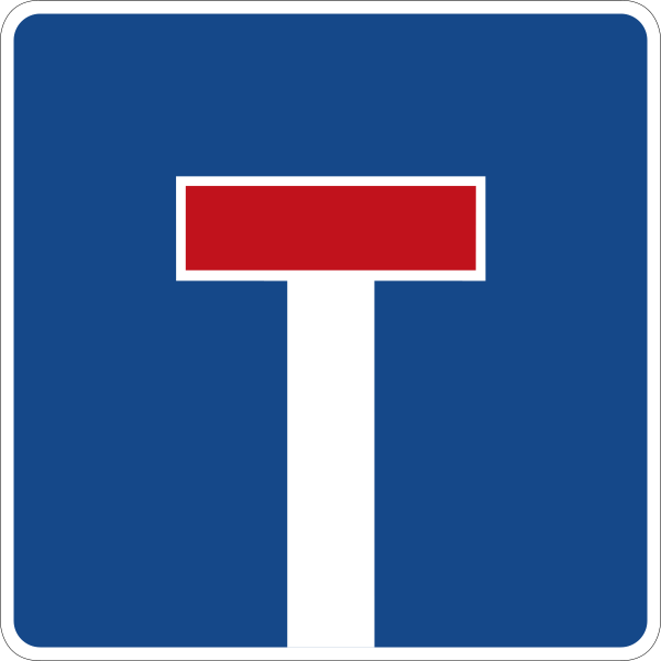 No through road