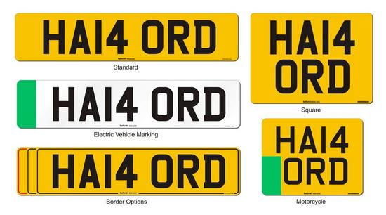 Number 2024 plate order