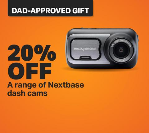 20% off a range of Nextbase dash cams 