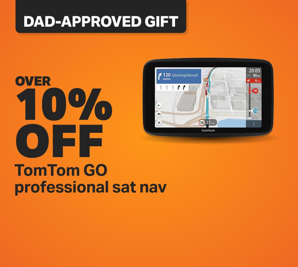 Over 10% off a range of TomTom sat navs