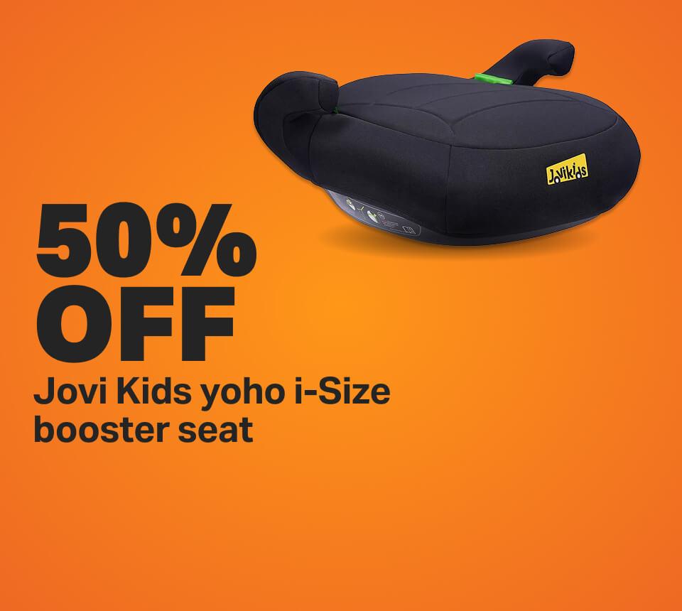 50% off Jovi Kids yoho i-Size booster seat