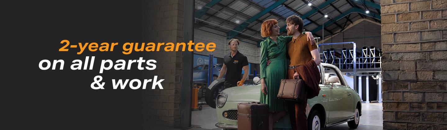 2-year guarantee on Halfords products and services