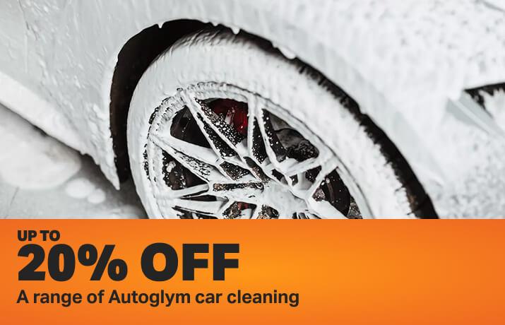 Up to 20% off a range of Autoglym car cleaning  