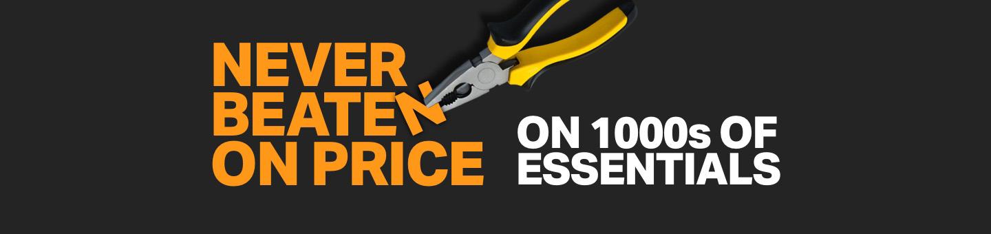 Never beaten on price 