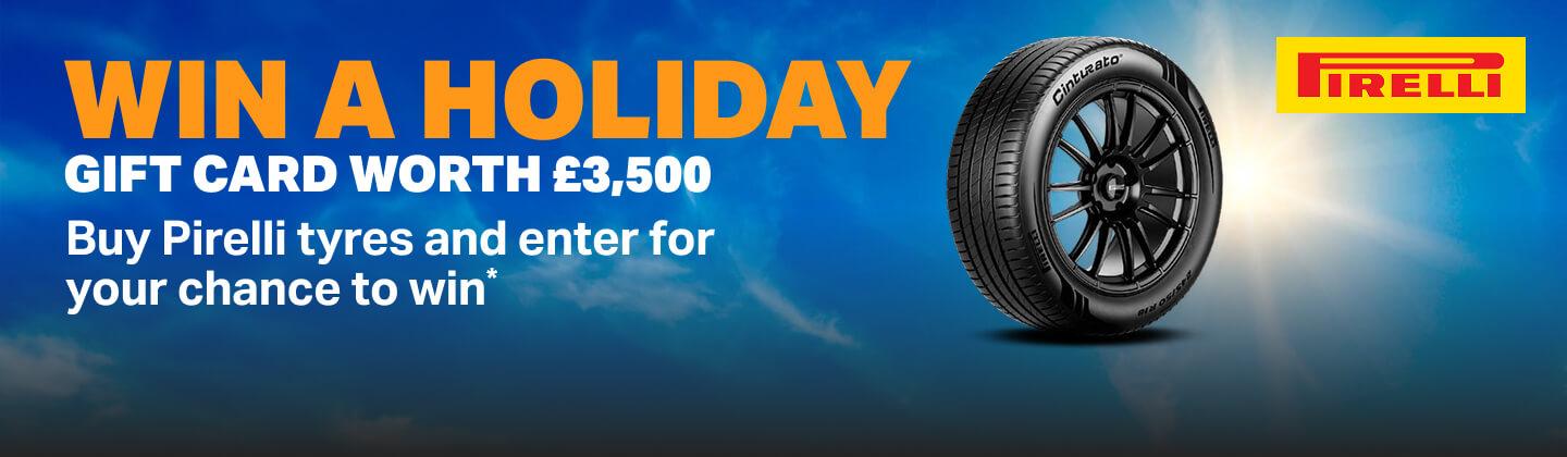 Win a holiday gift card worth £3,500